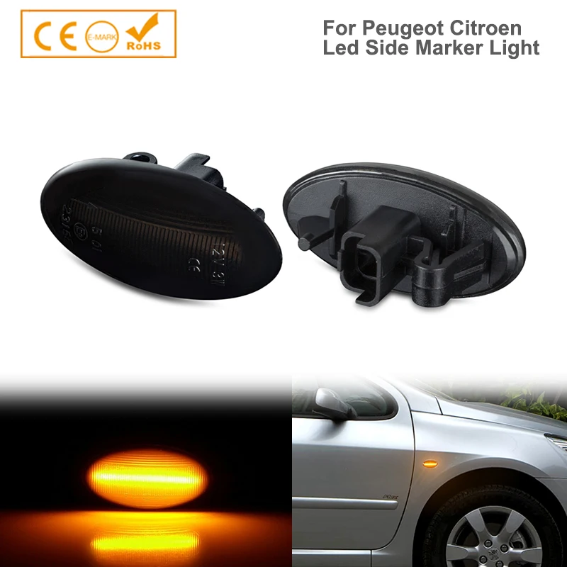 2x LED Dynamic Turn Signal Side Marker Light For Peugeot 1007 107 108 206 301 307 407 4007 607 Partner Expert Traveller
2x LED Dynamic Turn Signal Side Marker Light For Peugeot 1007 107 108 206 301 307 407 4007 607 Partner Expert Traveller