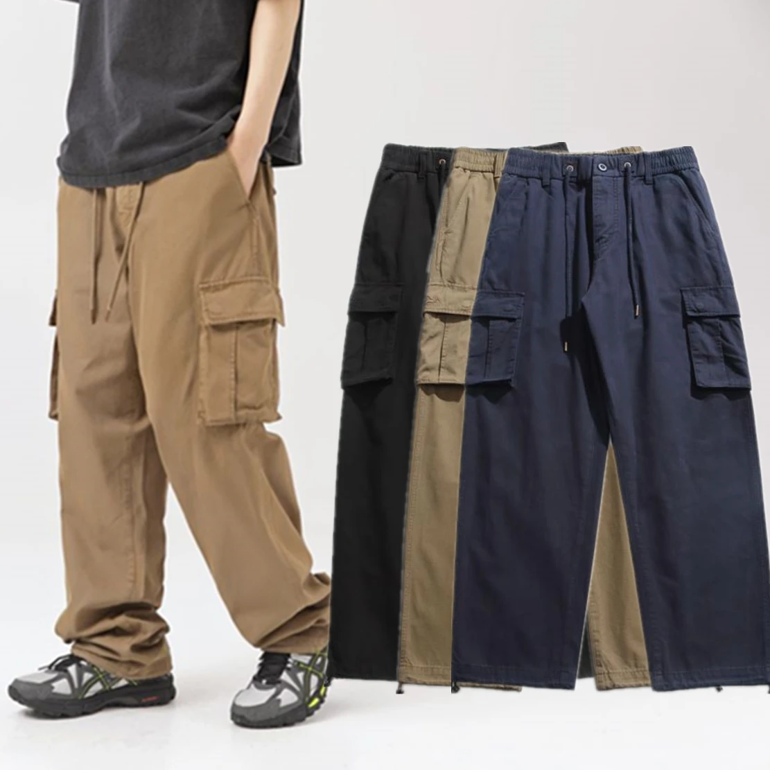 Dave&Di Pants Men Multicolor High Street Pocket Overalls Loose Casual Pants American Style Retro Straight Cargo 2XL 3XL 4XL
Dave&Di Pants Men Multicolor High Street Pocket Overalls Loose Casual Pants American Style Retro Straight Cargo 2XL 3XL 4XL