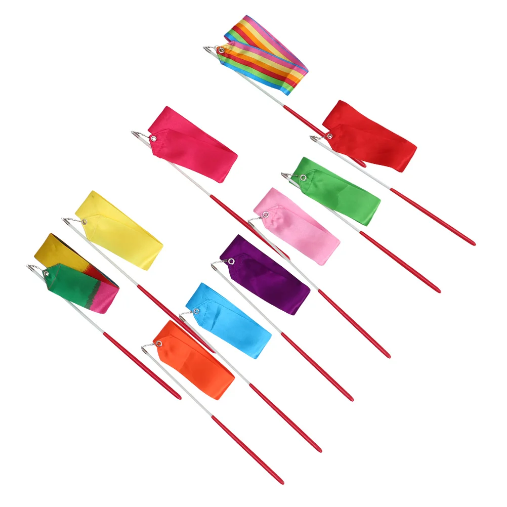 10 Pcs Rhythmic Gymnastics Ribbons Ground Artistic Girl Kids Dancing Dance Colored Streamer
10 Pcs Rhythmic Gymnastics Ribbons Ground Artistic Girl Kids Dancing Dance Colored Streamer