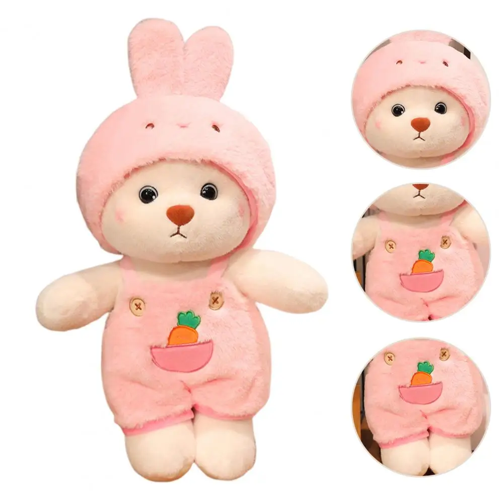 

Cartoon Bear Doll Adorable Cross-dressing Plushies Cartoon Bear Rabbit Pig Dinosaur Chick Costumes Stuffed Animal Toys for Kids'