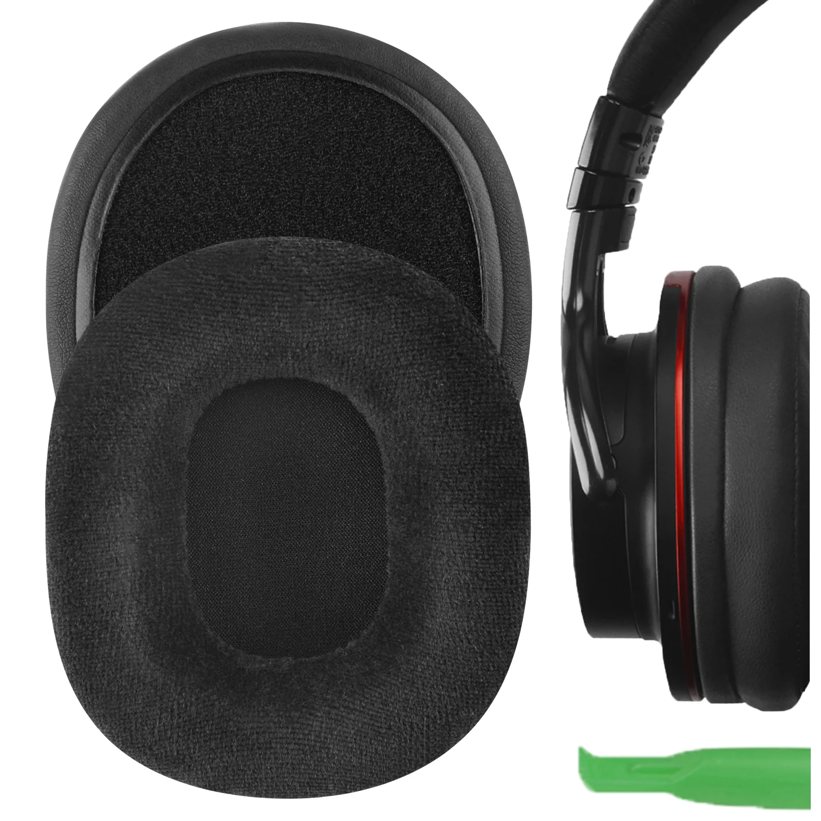 Geekria Comfort Velour Replacement Ear Pads for Sony MDR-1ABT, MDR-1RBT, MDR-1RNC Headphones
Geekria Comfort Velour Replacement Ear Pads for Sony MDR-1ABT, MDR-1RBT, MDR-1RNC Headphones