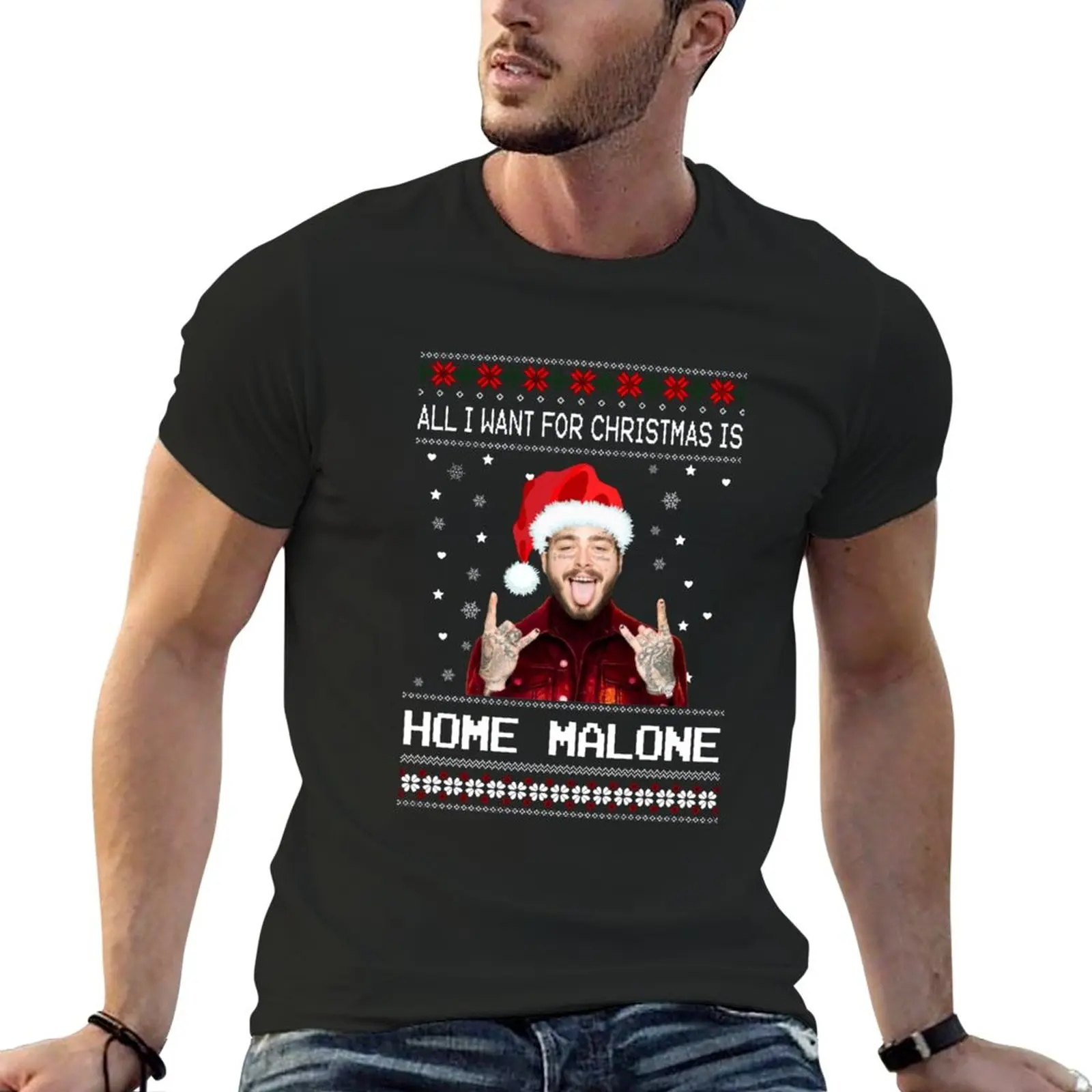 All I Want for Christmas is Home Malone Christmas T-Shirt cute tops graphic t shirt men workout shirt
All I Want for Christmas is Home Malone Christmas T-Shirt cute tops graphic t shirt men workout shirt