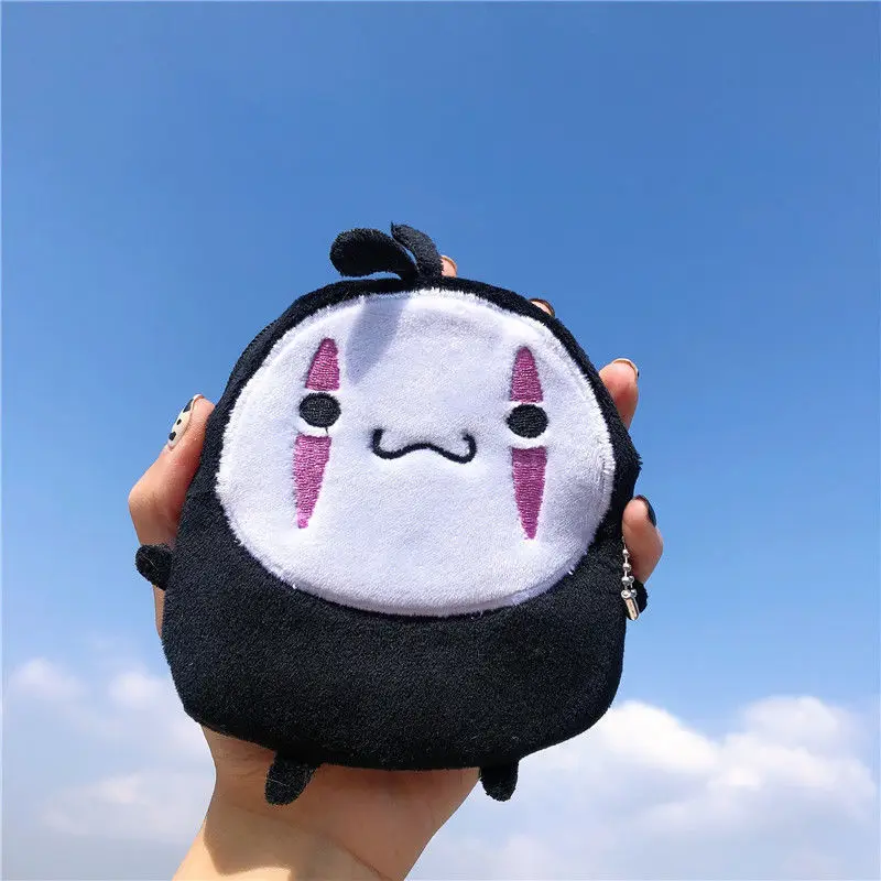 Anime Spirited Away Cosplay Coin Pouch No Face Man Black Briquettes Plush Doll Mini Purse Pendant Keychain Bags Accessories 
Anime Spirited Away Cosplay Coin Pouch No Face Man Black Briquettes Plush Doll Mini Purse Pendant Keychain Bags Accessories