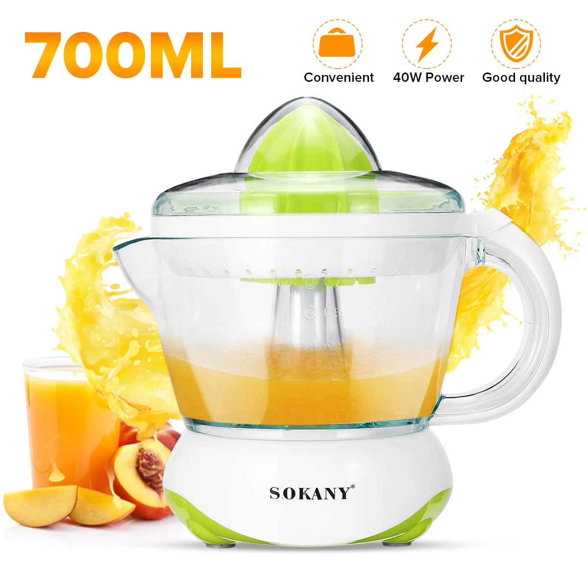 700ml Household portable Juicer Electric Orange Lemon Fruit Squeezer Extractor Mini Lemon Juicer Fruit Press Machine 220-240V
700ml Household portable Juicer Electric Orange Lemon Fruit Squeezer Extractor Mini Lemon Juicer Fruit Press Machine 220-240V