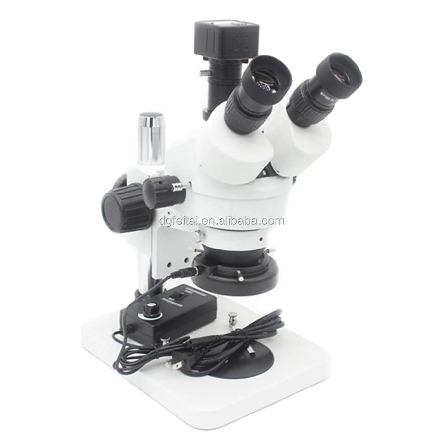 Stereo microscope with LED light source,7-45x trinocular zoom electric stereo microscopes with CCD camera
Stereo microscope with LED light source,7-45x trinocular zoom electric stereo microscopes with CCD camera