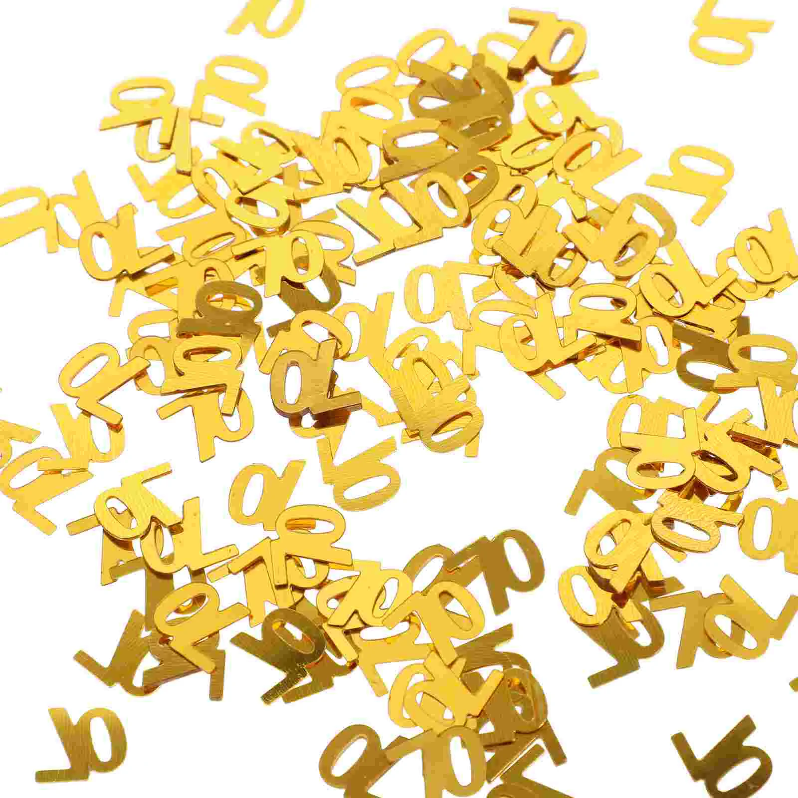 

1200 Pcs Birthday Confetti for Party Decor Dining Table Decoration Number Anniversary Baby Tables