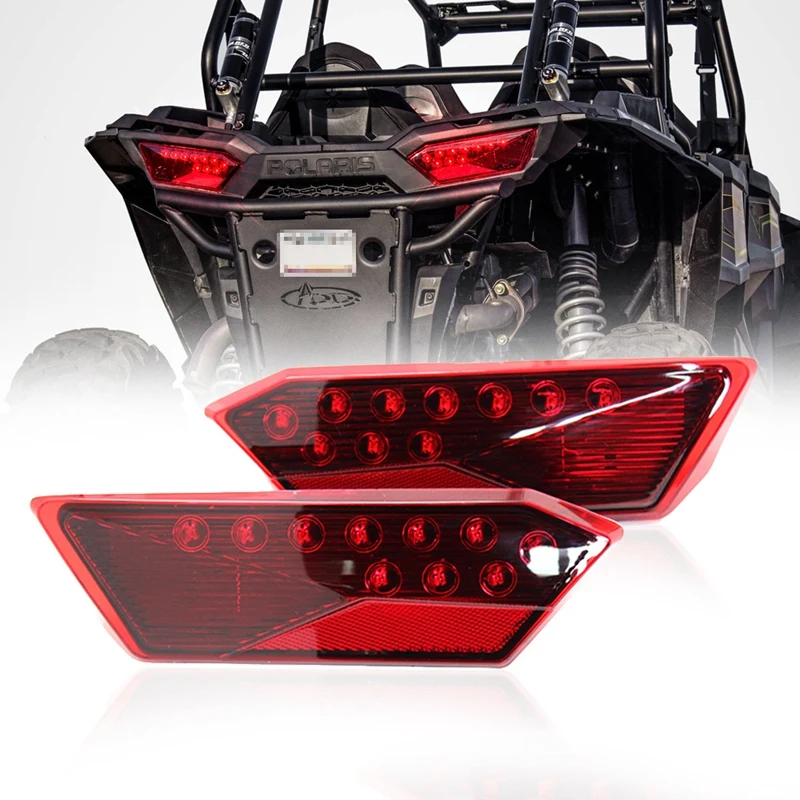 Tail Lights LED Red Lens Rear Brake Driving Lights Lamps Replacement For 2014-2019 Polaris RZR 1000 900 XP 4 Turbo Taillights
Tail Lights LED Red Lens Rear Brake Driving Lights Lamps Replacement For 2014-2019 Polaris RZR 1000 900 XP 4 Turbo Taillights