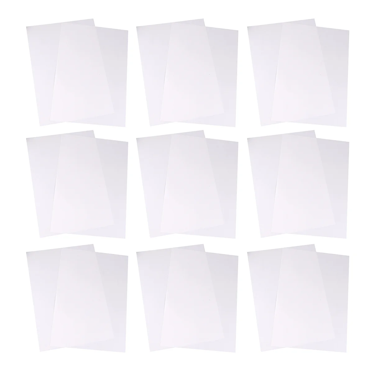 

100 Sheets White A4 Label Stickers Paper Hand Account Anti-adhesive Paper Anti-stick Isolation Paper Double-sided Blank Label