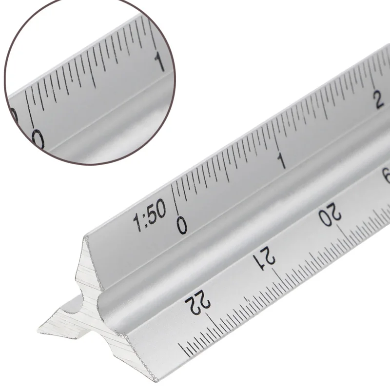 30cm Aluminium Metal for Triangle Scale Architect Engineer Technical Ruler 12" Dropship
30cm Aluminium Metal for Triangle Scale Architect Engineer Technical Ruler 12" Dropship
