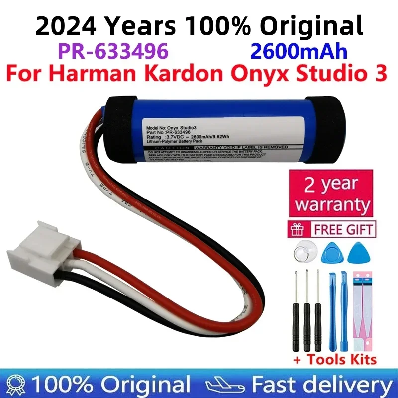 Original New High Quality Replacement Speaker Battery for Harman Kardon Onyx Studio 3 Onyx Studio3 PR-633496 2600mAh Batteries
Original New High Quality Replacement Speaker Battery for Harman Kardon Onyx Studio 3 Onyx Studio3 PR-633496 2600mAh Batteries