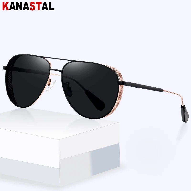 

Men New UV400 Polarized Sunglasses Women Sun Glasses Metal Eyeglasses Frame Driving Beach Bike Travel Anti Glare Shade Eyewear