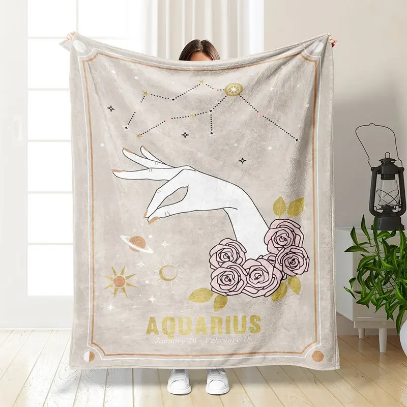 Twelve Constellations Theme Flannel Throw Blanket Super Soft Warm Mystery Home Sofa Decor King Queen Size Kid Adult Camping Gift
Twelve Constellations Theme Flannel Throw Blanket Super Soft Warm Mystery Home Sofa Decor King Queen Size Kid Adult Camping Gift