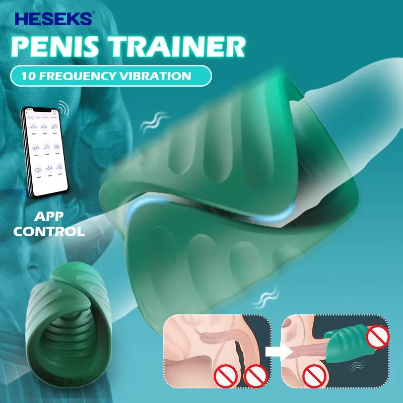 Male Masturbator Penis Training Glans Trainer Stimulator Vibrator with APP Control Delay Cock Ring Glans Trainer for Men Male Masturbator Penis Training Glans Trainer Stimulator Vibrator with APP Control Delay Cock Ring Glans Trainer for Men