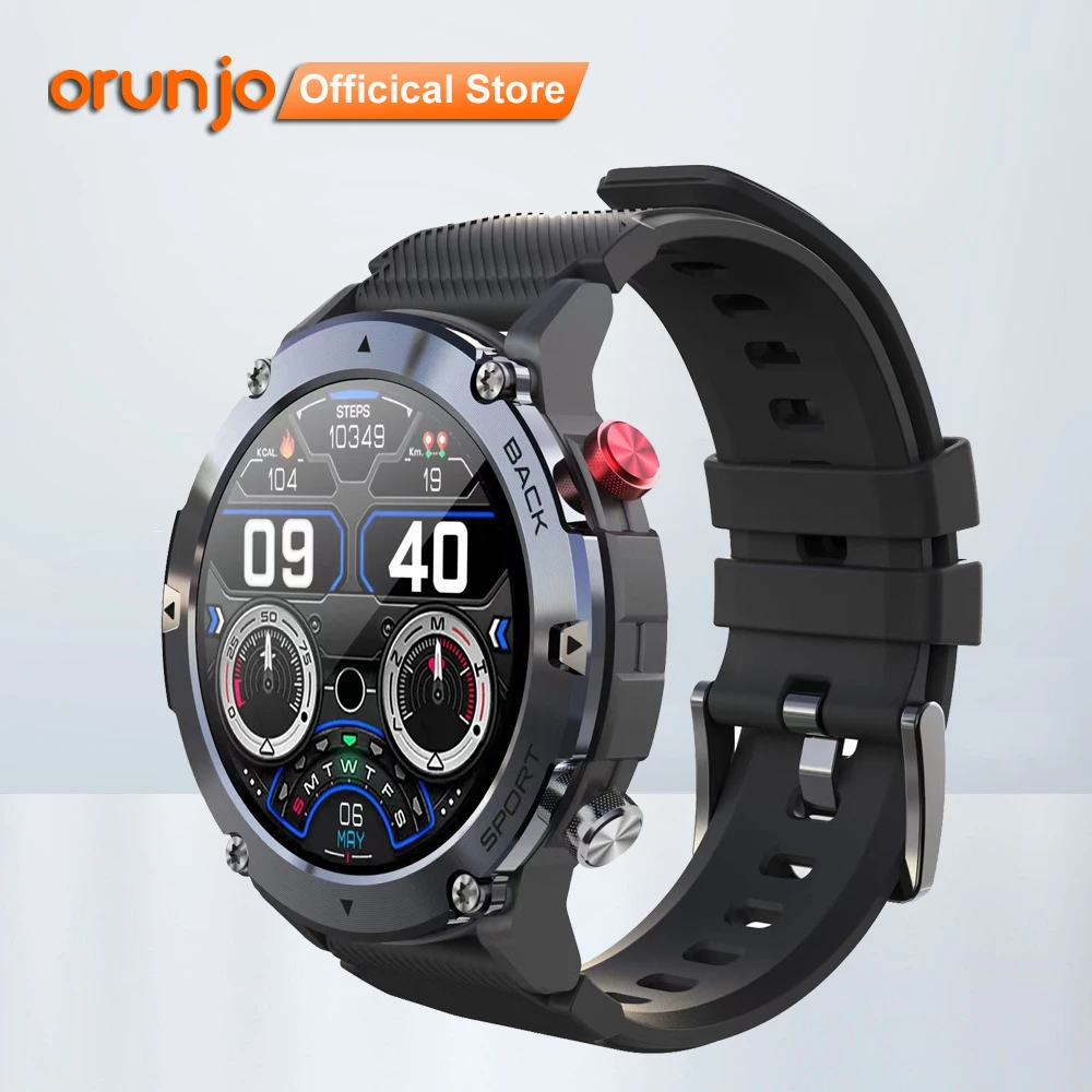 Orunjo C21 Smart Watch Men Bluetooth Call Smartwatch Multi Sport Mode Heart Rate IP67 Waterproof Heart Rate Monitor
Orunjo C21 Smart Watch Men Bluetooth Call Smartwatch Multi Sport Mode Heart Rate IP67 Waterproof Heart Rate Monitor