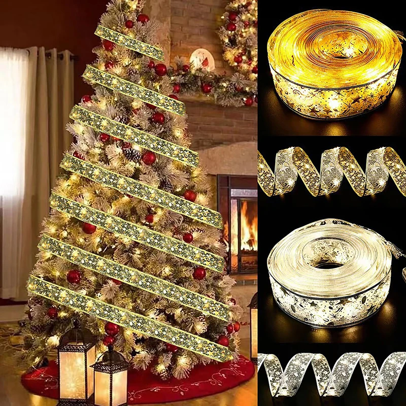 Christmas Ribbon Copper String Lights Fairy Strings Lights For Party Garden Home Wedding Indoor Christmas Tree Decors
Christmas Ribbon Copper String Lights Fairy Strings Lights For Party Garden Home Wedding Indoor Christmas Tree Decors