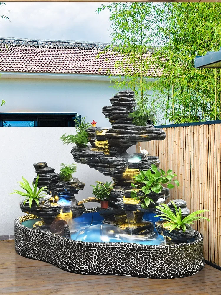 Large Artificial Mountain and Fountain Courtyard Decoration Outdoor Fish Pond Waterfall Landscape Furnishing Articles
Large Artificial Mountain and Fountain Courtyard Decoration Outdoor Fish Pond Waterfall Landscape Furnishing Articles