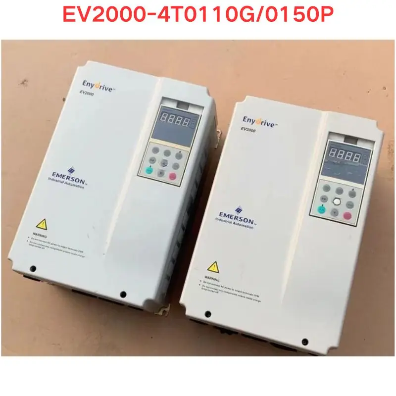 Used Emerson EV2000-4T0110G/0150P Frequency converters 11/15KW Functional test OK
Used Emerson EV2000-4T0110G/0150P Frequency converters 11/15KW Functional test OK