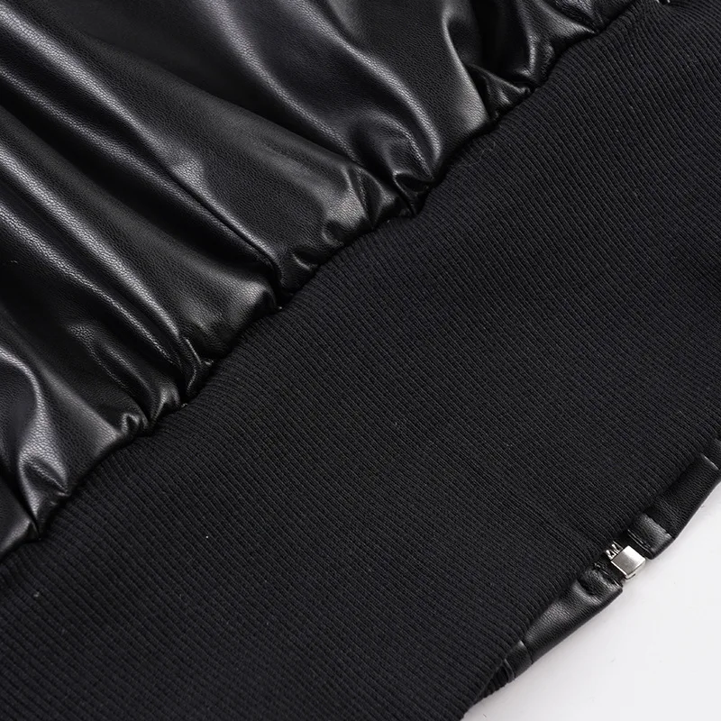 AltGoth Amercian Vintage Pu Leather Jacket Women Streetwear Harajuku Grunge Emo Alternative Grunge Zipper Casual Coats Female 57