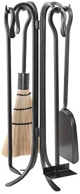 Hook I, 26-in 5-Piece Fireplace Tool Set,WR-21-26,Black Electric fireplace for living room
Hook I, 26-in 5-Piece Fireplace Tool Set,WR-21-26,Black Electric fireplace for living room