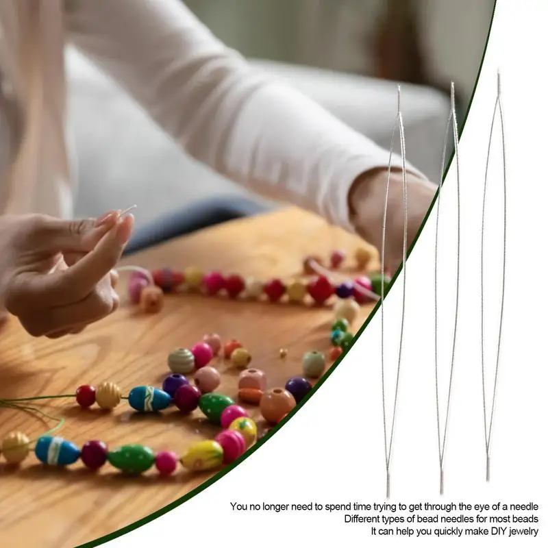Beading Needles Big Eye Seed Beads Needles DIY Necklace Bracelet Tools For Stainless Steel Pearls Threading Pins For Jewelry
Beading Needles Big Eye Seed Beads Needles DIY Necklace Bracelet Tools For Stainless Steel Pearls Threading Pins For Jewelry