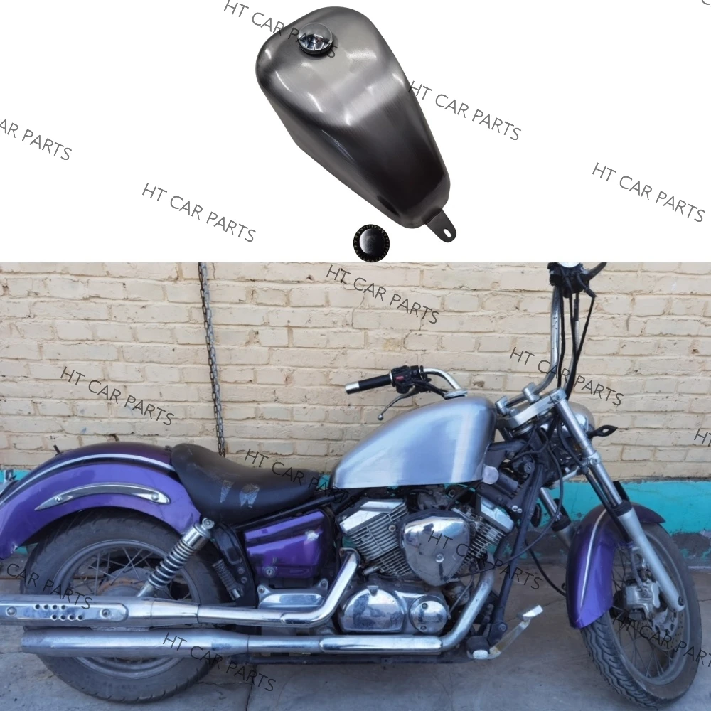 

Винтажный топливный бак для мотоцикла, бензиновый бак в стиле ретро для YAMAHA DRAGSTAR 250, 12 л, ручная работа, мотоциклетный газовый топливный бак
