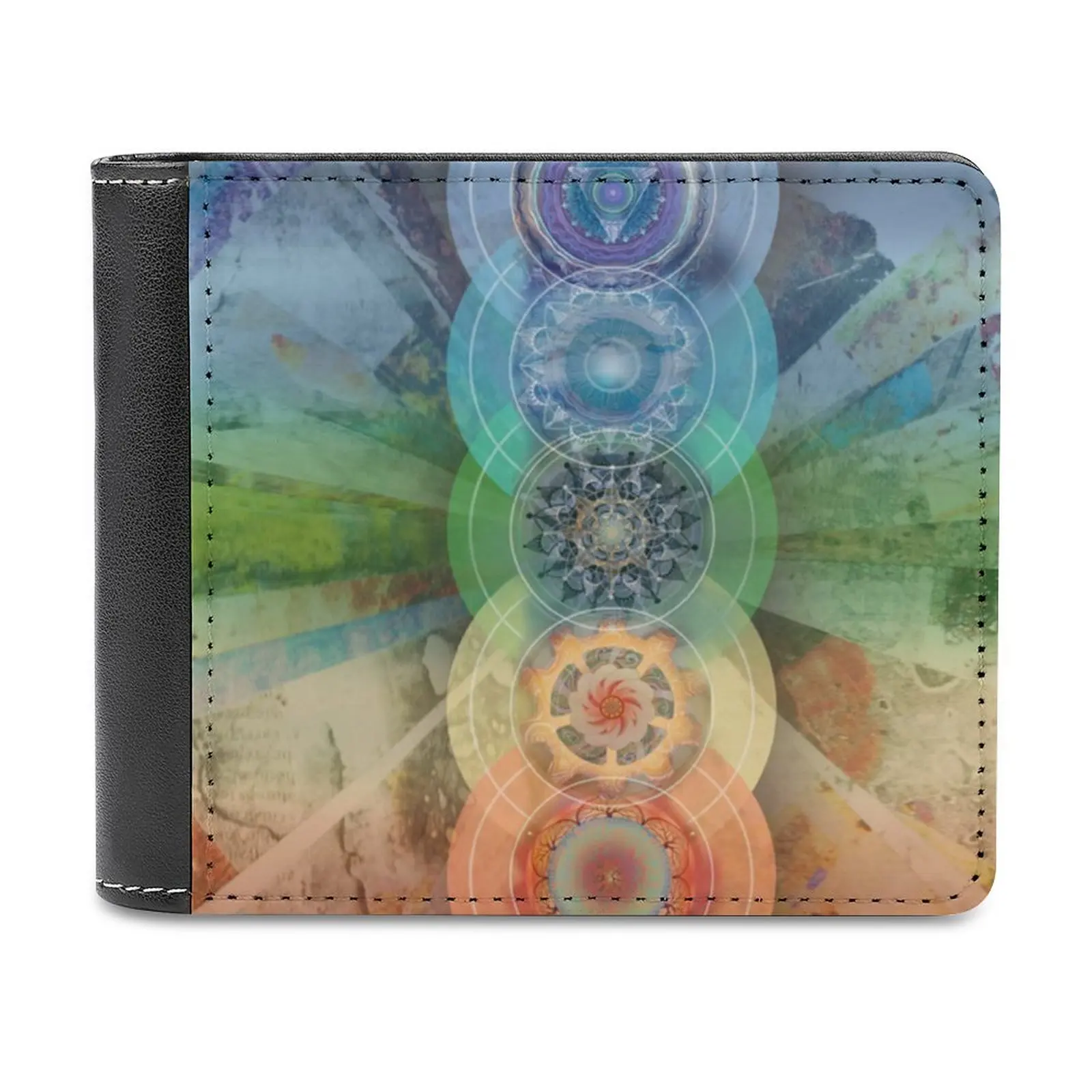 Мужской кожаный кошелек Seven Chakras с узором для медитации, мужской короткий кошелек, кошелек с несколькими кармашками для карт, модный кошелек, чакра, чакры
Мужской кожаный кошелек Seven Chakras с узором для медитации, мужской короткий кошелек, кошелек с несколькими кармашками для карт, модный кошелек, чакра, чакры