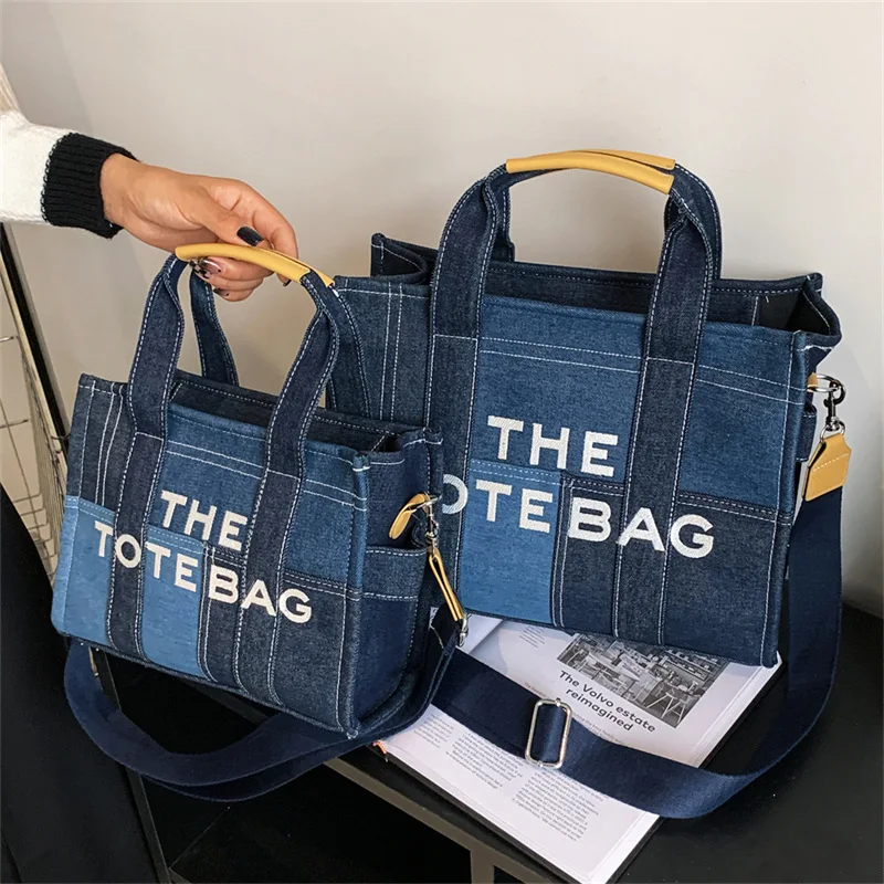 Large capacity canvas bag Commuter Top-Handle Bags Color collision splicing Tote bag for women
Large capacity canvas bag Commuter Top-Handle Bags Color collision splicing Tote bag for women