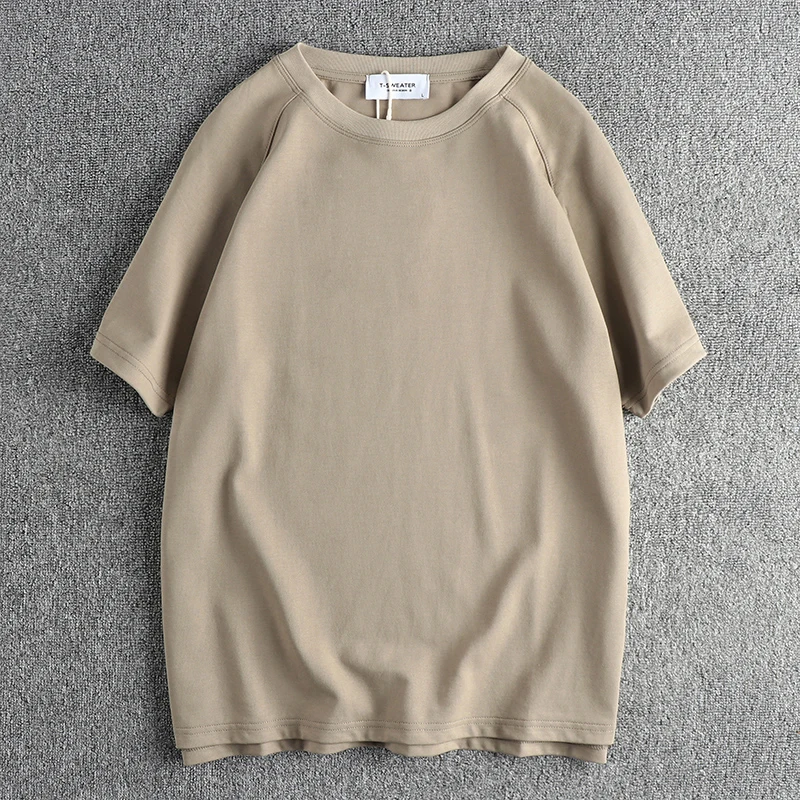 Bottom slit design basic solid color retro short sleeve T-shirt men's soft wash cotton half sleeve with rotator cuff trend T
Bottom slit design basic solid color retro short sleeve T-shirt men's soft wash cotton half sleeve with rotator cuff trend T