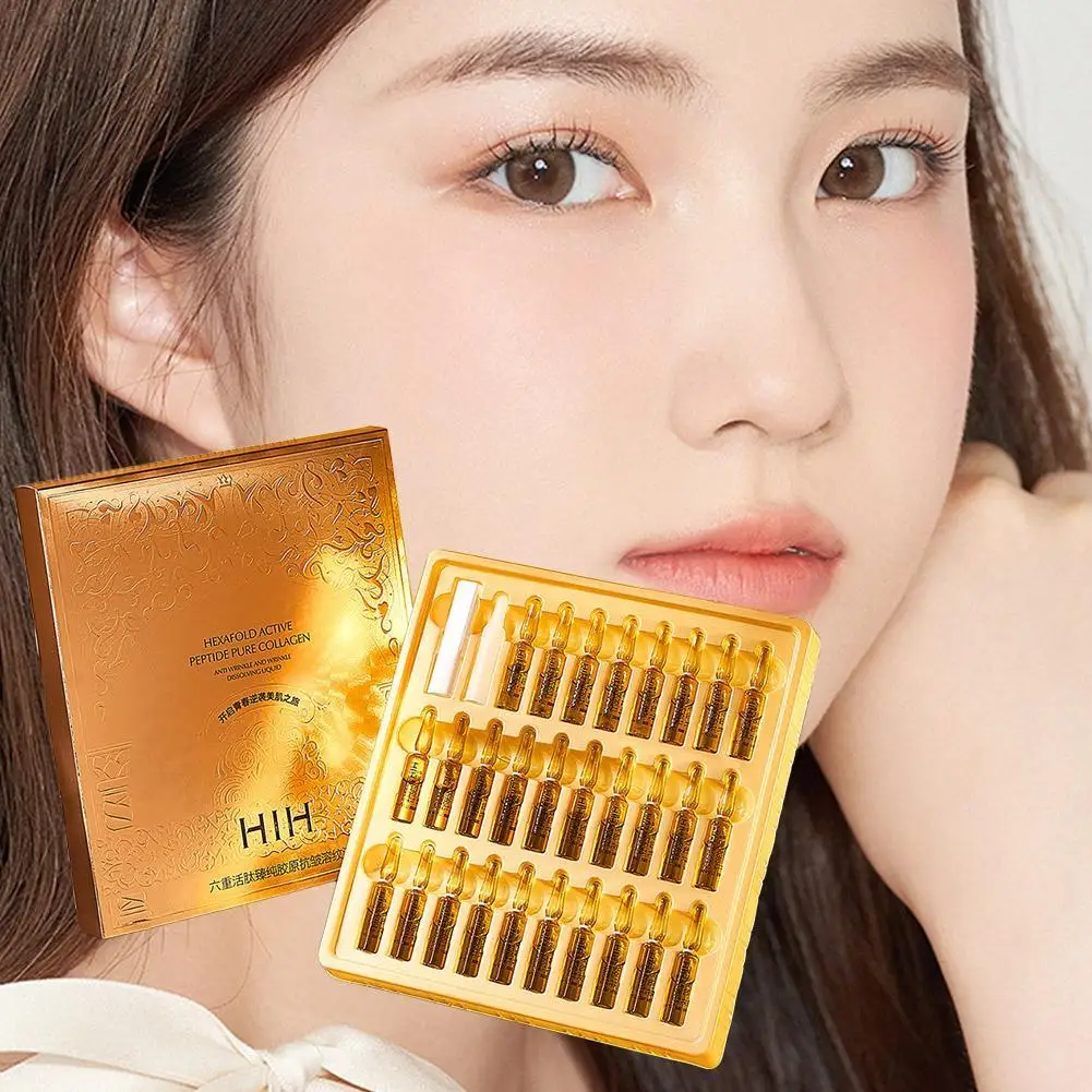 Women Facial Essence Polypeptide Hyaluronic Acid Anti-Wrinkle Moisture Brightening Firming Skin Collagen Face Essence Skin Care
Women Facial Essence Polypeptide Hyaluronic Acid Anti-Wrinkle Moisture Brightening Firming Skin Collagen Face Essence Skin Care