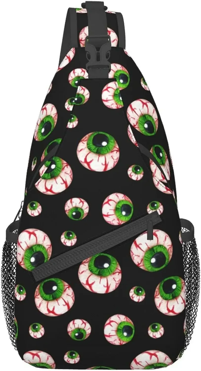 Eye Ball Horror Halloween Sling Bag Halloween Candy Corn Crossbody Shoulder Bags Backpack Trendy Daypacks Chest Bag
Eye Ball Horror Halloween Sling Bag Halloween Candy Corn Crossbody Shoulder Bags Backpack Trendy Daypacks Chest Bag