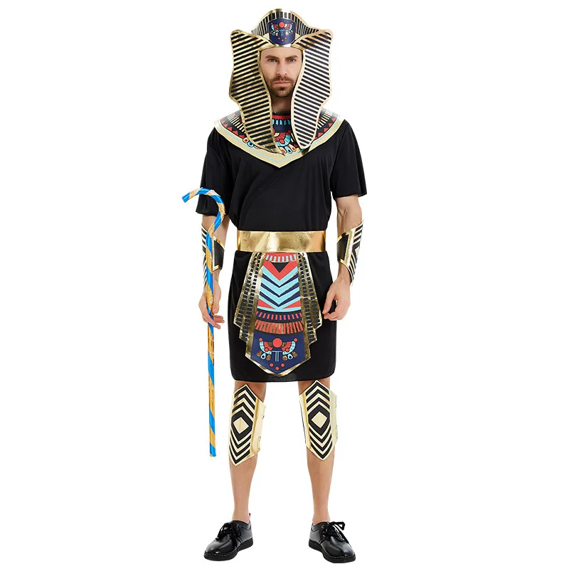 Adult Man Ancient Egypt Pharaoh Costume Anubis Soldier Robe Halloween Purim Fantasia Cosplay Fancy Costumes
Adult Man Ancient Egypt Pharaoh Costume Anubis Soldier Robe Halloween Purim Fantasia Cosplay Fancy Costumes