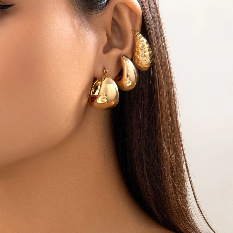 2023 Trendy Hoop Earrings For Men Women Round Loop Earring Big Anti-allergy Jewelry Gifts earrings for women aretes de mujer
2023 Trendy Hoop Earrings For Men Women Round Loop Earring Big Anti-allergy Jewelry Gifts earrings for women aretes de mujer