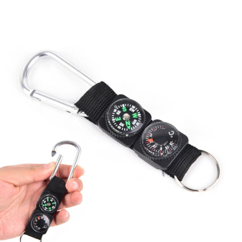 Camping Outdoor Tools Multi Compasses Pointer Mini Keychain Metal Climbing Thermometer Compass Key Hook Sports Accessories
Camping Outdoor Tools Multi Compasses Pointer Mini Keychain Metal Climbing Thermometer Compass Key Hook Sports Accessories