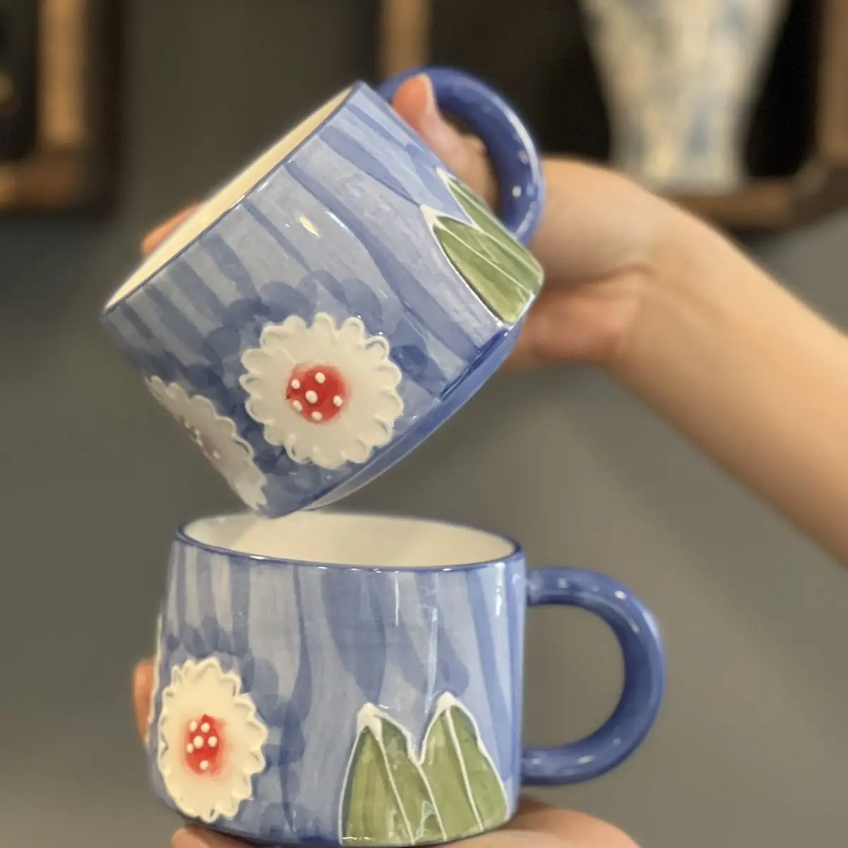 New Fashion Ceramic Japanese Hand-painted Coffee Cup Breakfast Cup Pastoral Style Boutique Kitchen Supplies Simple Style
New Fashion Ceramic Japanese Hand-painted Coffee Cup Breakfast Cup Pastoral Style Boutique Kitchen Supplies Simple Style