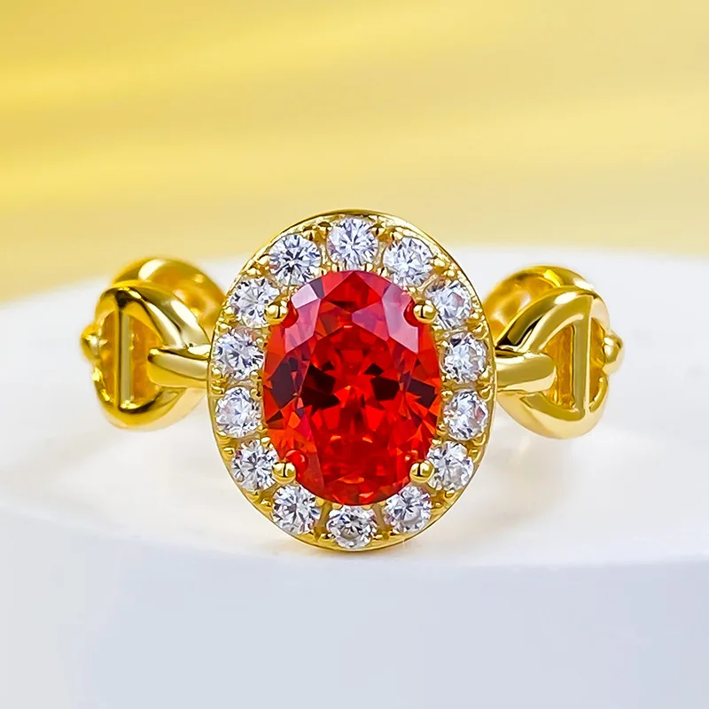 S925 Silver 6 * 8 Ring for Women 925 Silver Women Design Sense European and American Fashion temperament Wholesale
S925 Silver 6 * 8 Ring for Women 925 Silver Women Design Sense European and American Fashion temperament Wholesale