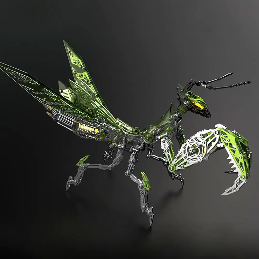 Mechanical mantis Metal assembled model toys Three-dimensional handmade Diy building blocks Boys assembly birthday gift
Mechanical mantis Metal assembled model toys Three-dimensional handmade Diy building blocks Boys assembly birthday gift