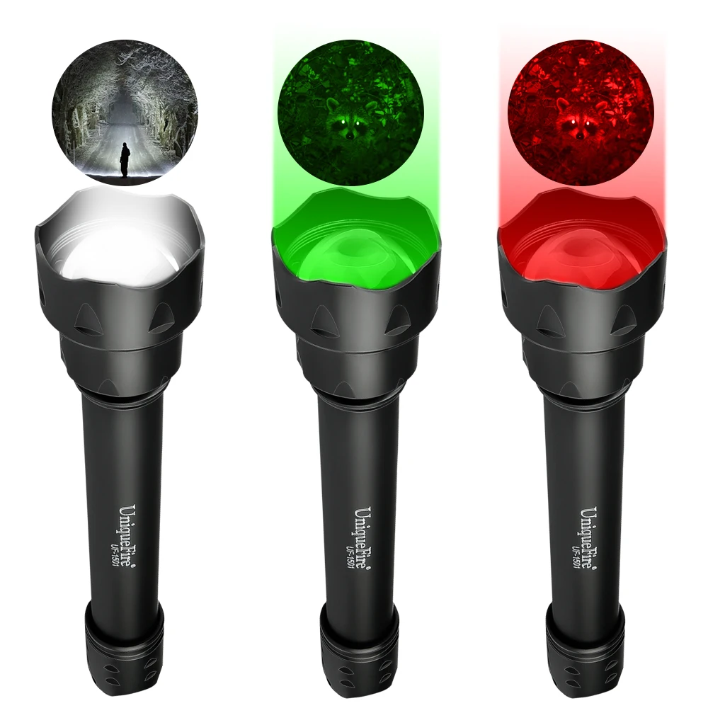 UniqueFire 1501 XP-E LED Flashlight Zoomable 3 Modes Handheld Rechargeable Waterproof Outdoor Torch+Rat Tail+Scope Mount+Charger
UniqueFire 1501 XP-E LED Flashlight Zoomable 3 Modes Handheld Rechargeable Waterproof Outdoor Torch+Rat Tail+Scope Mount+Charger