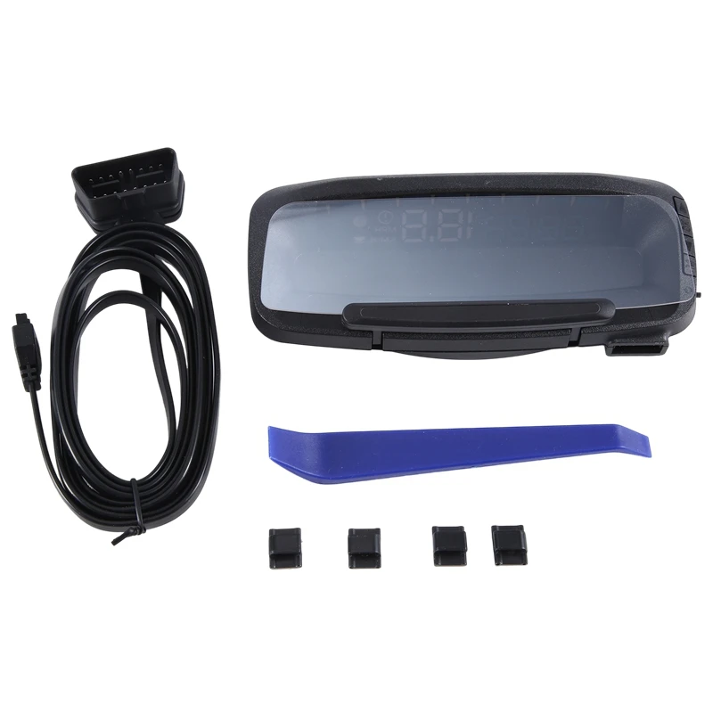Автомобильный дисплей на лобовом стекле Автомобильный Универсальный OBD2 GPS Спидометр Одометр Черный Простой в установке
Автомобильный дисплей на лобовом стекле Автомобильный Универсальный OBD2 GPS Спидометр Одометр Черный Простой в установке