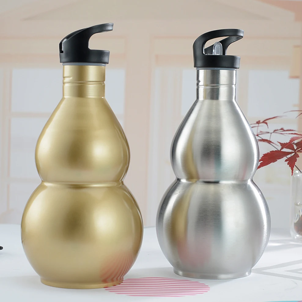 304 Stainless Steel Gourd Water Bottle 1500ml Large Capacity Outdoor Portable Hip Flask Creative Straw Cup Sports Water Bottle
304 Stainless Steel Gourd Water Bottle 1500ml Large Capacity Outdoor Portable Hip Flask Creative Straw Cup Sports Water Bottle