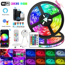 IR Bluetooth WIFI Led Strip Lights 2835 RGB 5M-25M Led Light TV BackLight Room Decoration Led Tape Diode Flexible Ribbon
IR Bluetooth WIFI Led Strip Lights 2835 RGB 5M-25M Led Light TV BackLight Room Decoration Led Tape Diode Flexible Ribbon