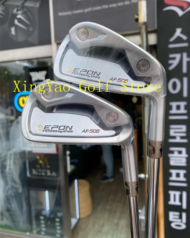 Epon Af 506 Mens Golf Clubs Epon AF-506 Iron Set Silver Heads With Graphite/Steel Shaft With Headcovers 7pcs
Epon Af 506 Mens Golf Clubs Epon AF-506 Iron Set Silver Heads With Graphite/Steel Shaft With Headcovers 7pcs