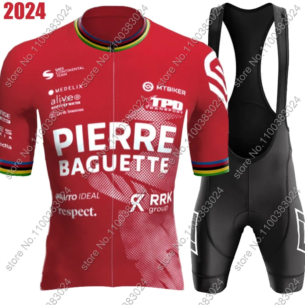 Велосипедный комплект Pierre Baguette 2024, комплект из Джерси, летняя красная словакийская одежда, мужские комплекты с коротким рукавом, велосипедные рубашки, костюм, велосипедные шорты с нагрудником
Велосипедный комплект Pierre Baguette 2024, комплект из Джерси, летняя красная словакийская одежда, мужские комплекты с коротким рукавом, велосипедные рубашки, костюм, велосипедные шорты с нагрудником