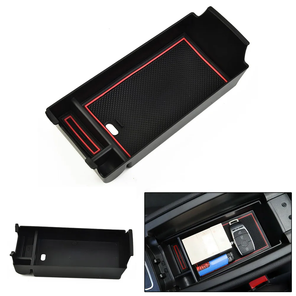 ABS Large Central Armrest Storage Box Organizer Tray For Mercedes For Benz A/B Class CLA GLA GLB Car Interior Accessories
ABS Large Central Armrest Storage Box Organizer Tray For Mercedes For Benz A/B Class CLA GLA GLB Car Interior Accessories