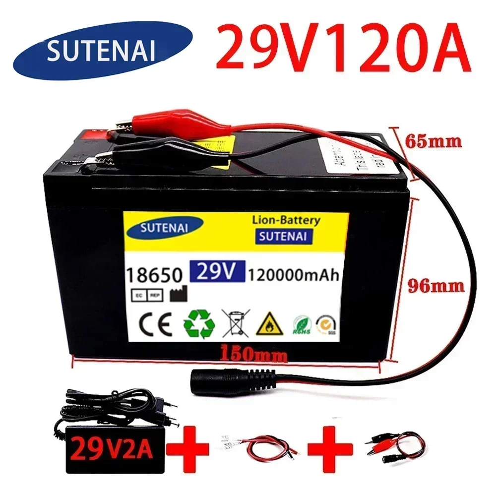 29v 120A Li Ion 18650 Battery Electric Vehicle Lithium Battery Pack 24V- 29V 35Ah 120Ah Built-in BMS 30A High Current
29v 120A Li Ion 18650 Battery Electric Vehicle Lithium Battery Pack 24V- 29V 35Ah 120Ah Built-in BMS 30A High Current