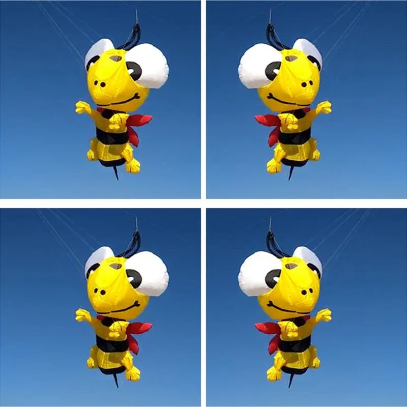 free shipping 3d bee kite pendant inflatable toys beach flying kite parplan snake coil kite pilot planet parachute Kite string
free shipping 3d bee kite pendant inflatable toys beach flying kite parplan snake coil kite pilot planet parachute Kite string
