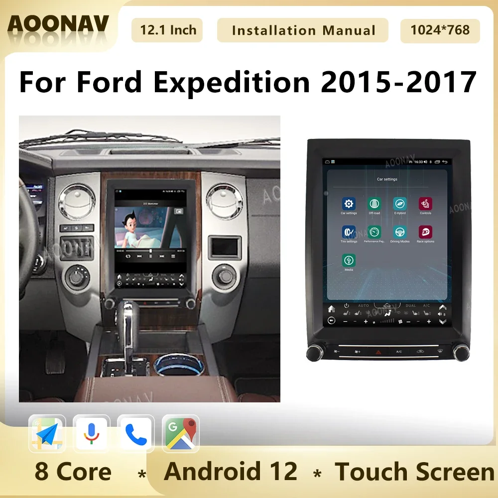 12.1 Inch Android Car Radio For Ford Expedition 2015 2016 2017 Tesla Screen GPS Navi Carplay Multimedia Video Player 2Din Unit
12.1 Inch Android Car Radio For Ford Expedition 2015 2016 2017 Tesla Screen GPS Navi Carplay Multimedia Video Player 2Din Unit