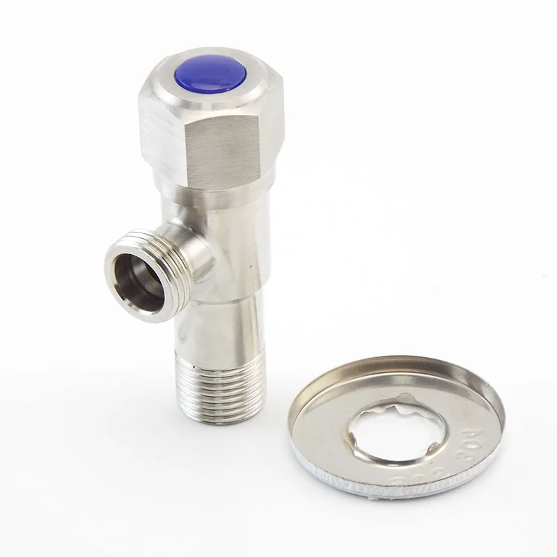 SUS304 Stainless Steel Angle Stop Valves with OFF ON Switch G1/2 Cold Hot Water Stop Valve Bathroom Toilet Sink Accessories S
SUS304 Stainless Steel Angle Stop Valves with OFF ON Switch G1/2 Cold Hot Water Stop Valve Bathroom Toilet Sink Accessories S