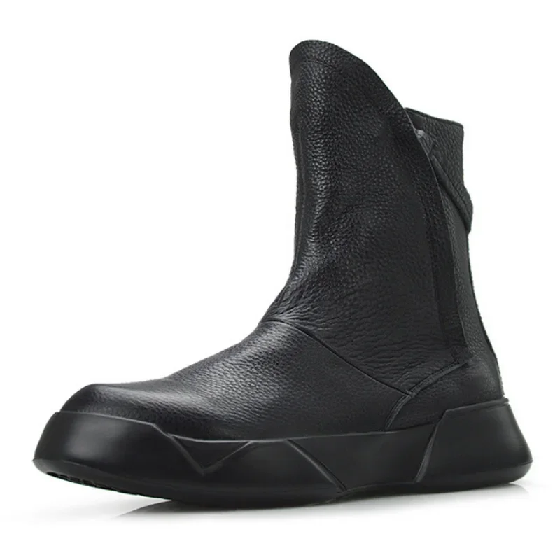 New Design Men Ankle Boots Genuine Leather British Luxury Zipper Fashion Street Youth Motorcycle Boots Outdoor Work Shoes 2A
New Design Men Ankle Boots Genuine Leather British Luxury Zipper Fashion Street Youth Motorcycle Boots Outdoor Work Shoes 2A