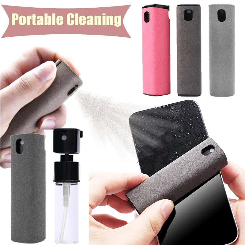 2PCS Portable Screen Protector Spray Bottle Set Dust Removal Clean Cloth Wipe Microfiber Screen Cleaner for Tablet iphone Glass
2PCS Portable Screen Protector Spray Bottle Set Dust Removal Clean Cloth Wipe Microfiber Screen Cleaner for Tablet iphone Glass