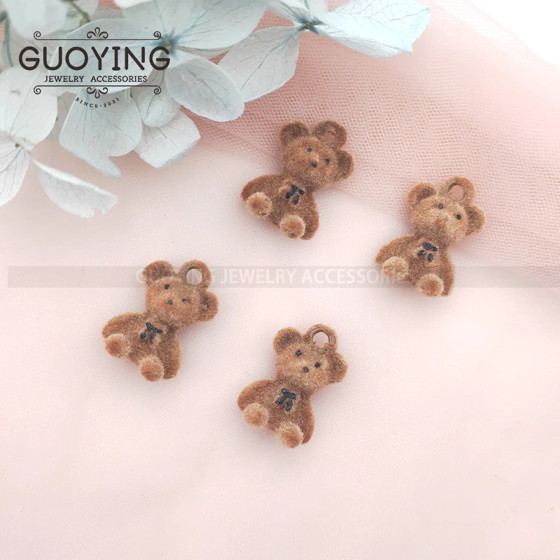 10pcs Plush Bow Teddy Bear Alloy Pendant Charm DIY Earring Keychain Accessories Kids Charms for Jewelry Making
10pcs Plush Bow Teddy Bear Alloy Pendant Charm DIY Earring Keychain Accessories Kids Charms for Jewelry Making